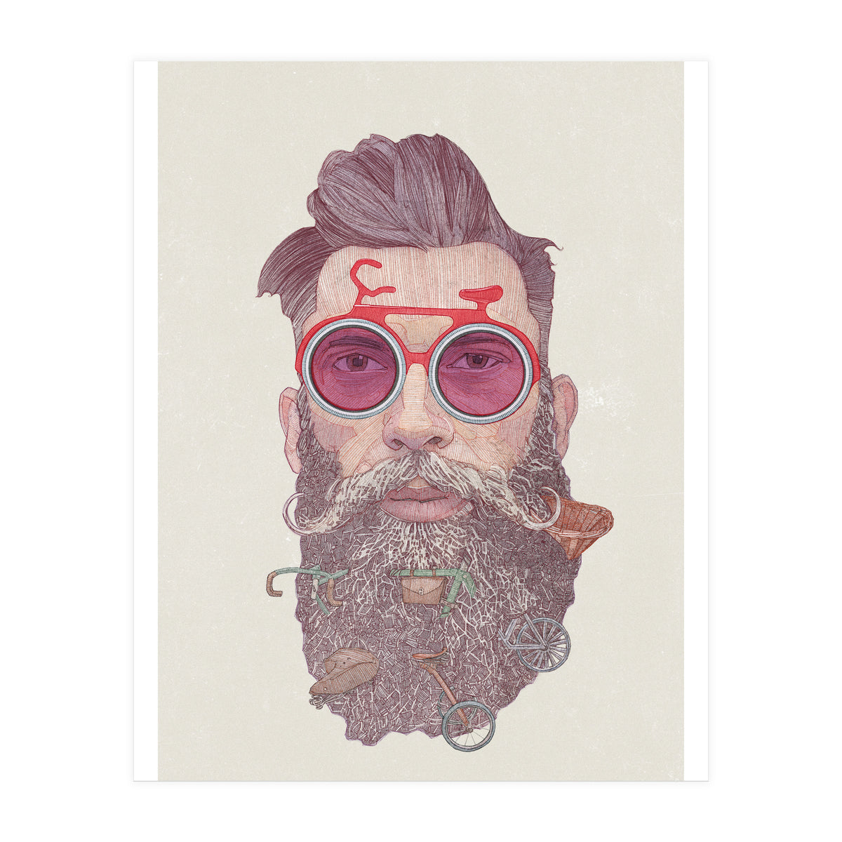 Hipster Dude (Print Only)