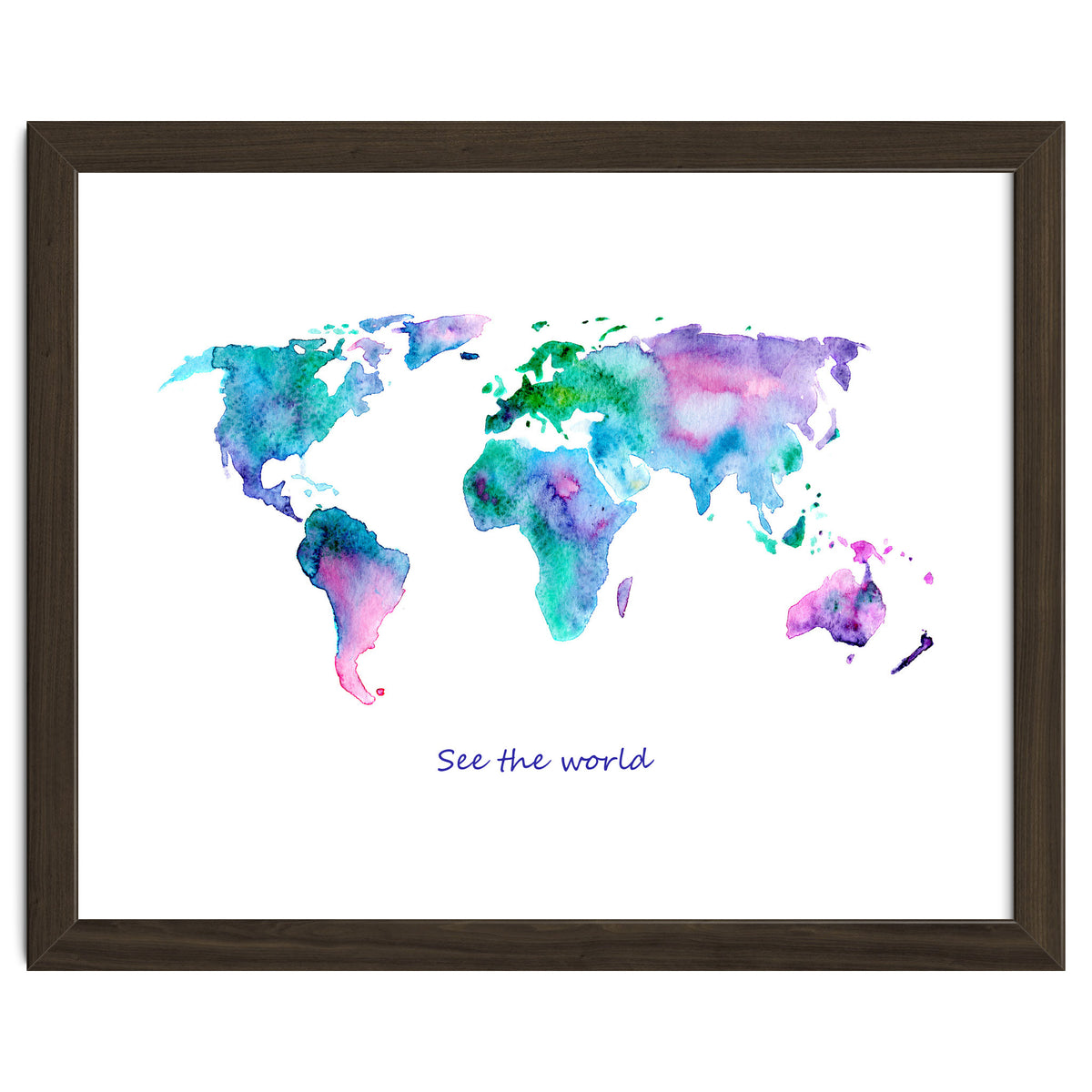 See the world || watercolor