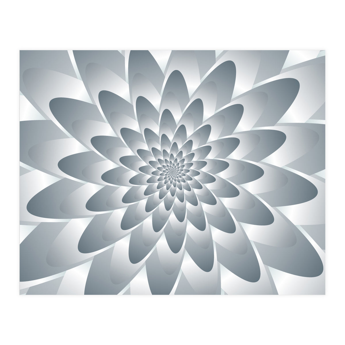 Swirl Flower Pattern  (Print Only)