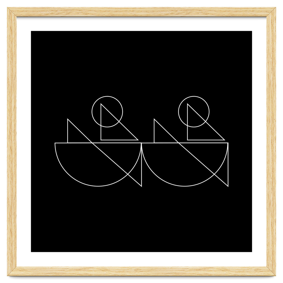 Kayakers | modern geometric