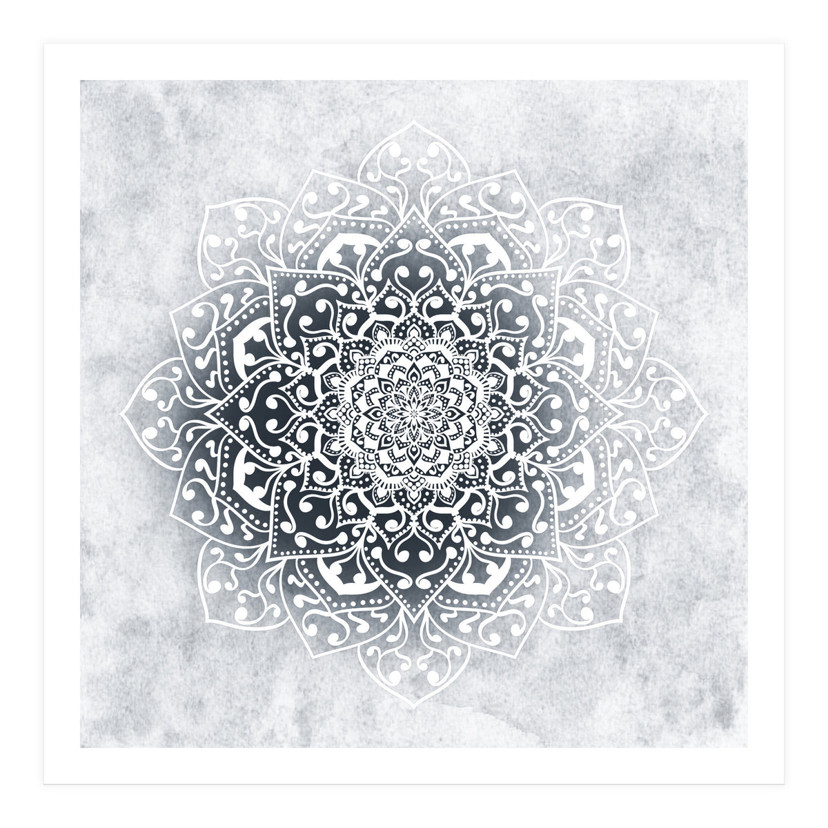 Winter Vibes Mandala (Print Only)