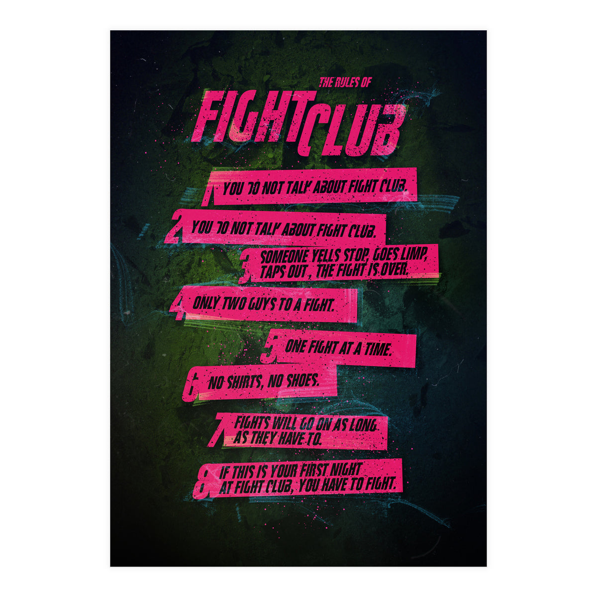Fight Club Rules (Print Only)