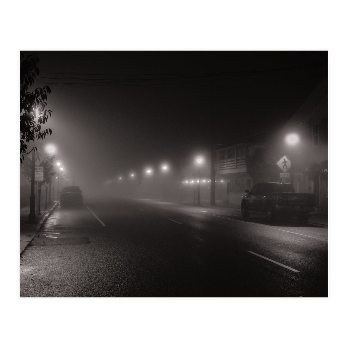 Foggy evening, Hull, Massachusetts  (Print Only)