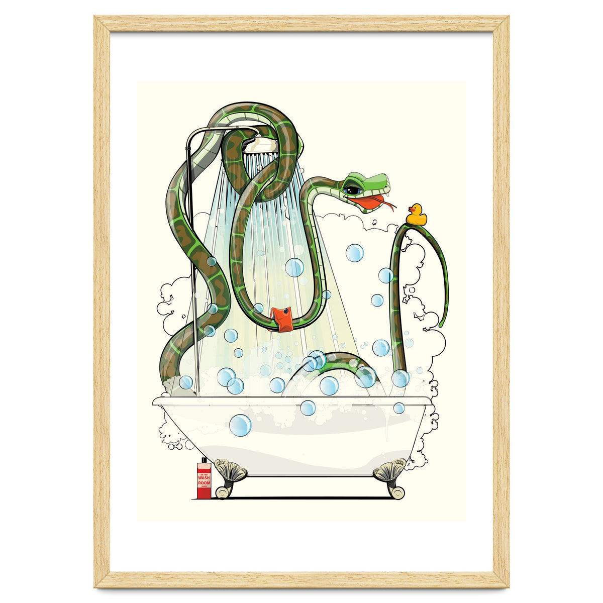 Snake in the Bath, Funny Bathroom Humour