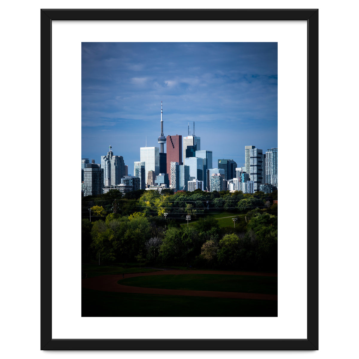 Toronto Skyline From Riverdale Park No 6 Color Version