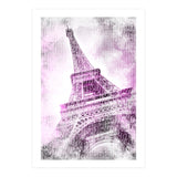 PARIS Watercolor Eiffel Tower | pink (Print Only) thumbnail