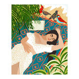 Beach. Read. Sleep. | Boho Woman Sea Beachy Travel | Summer Birds Sand Picnic Ocean Vacation (Print Only) thumbnail