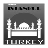 Istanbul Travel Poster  (Print Only) thumbnail