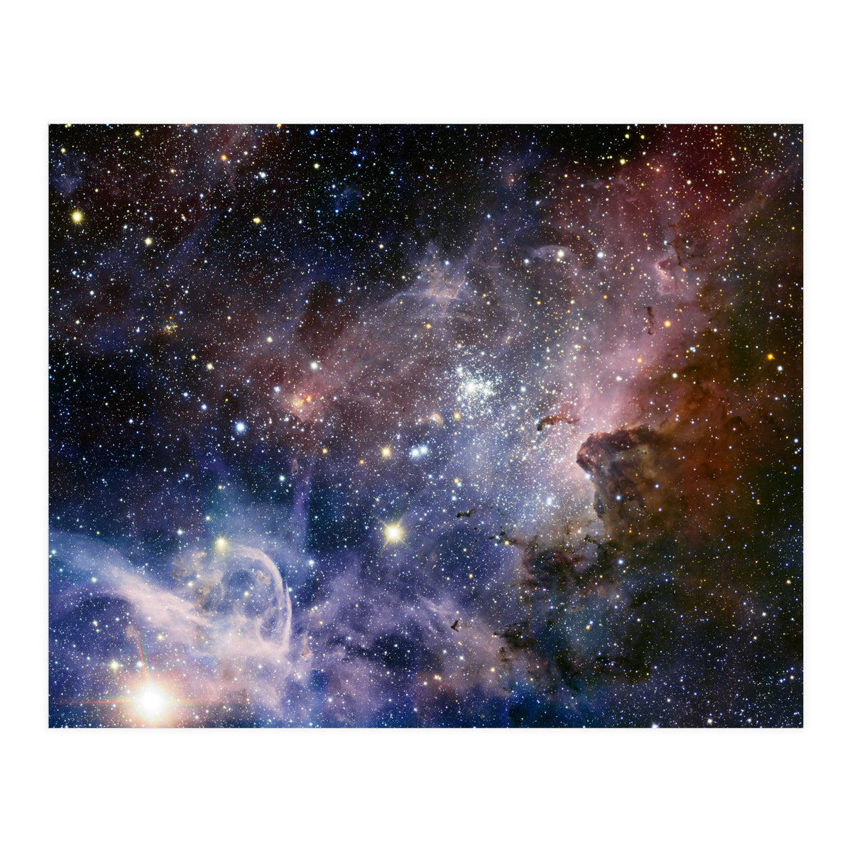 Carina Nebula's Hidden Secrets (Print Only)
