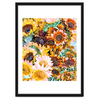 Summer Sunflowers, Modern Bohemian Urban Jungle Paint