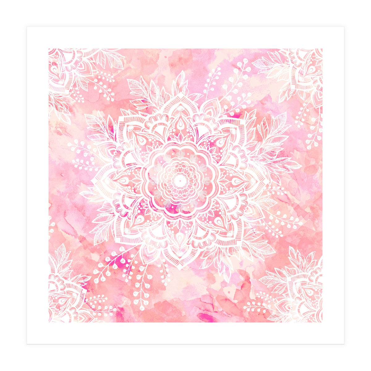 Queen Starring of Mandalas-Rose (Print Only)