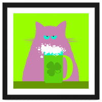 Saint Patrick's Day Lilac Cat