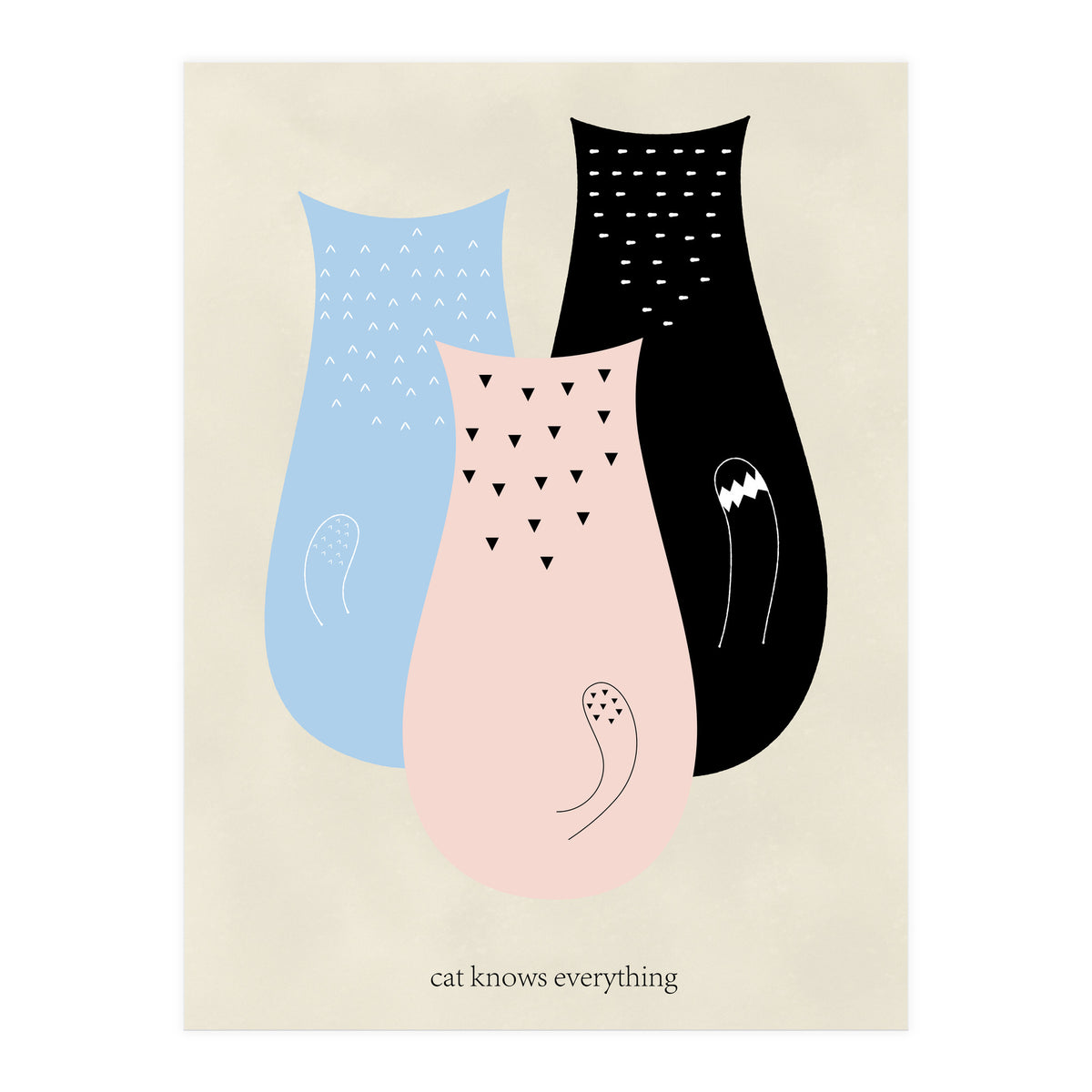 cat knows everything (Print Only)