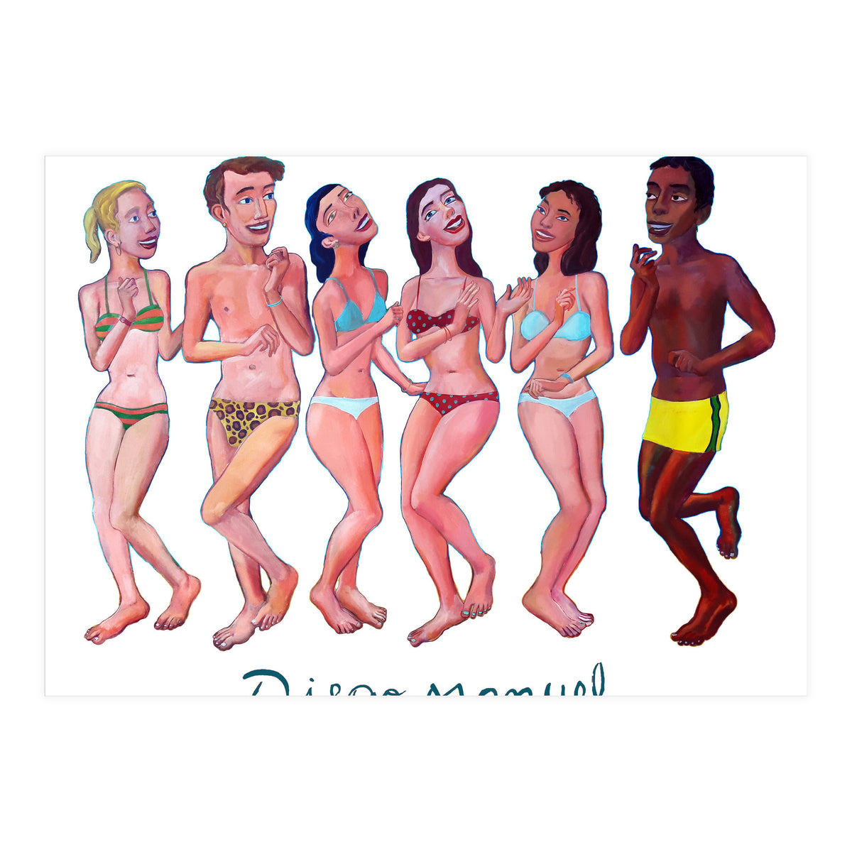 Fiesta En La Playa 3b (Print Only)