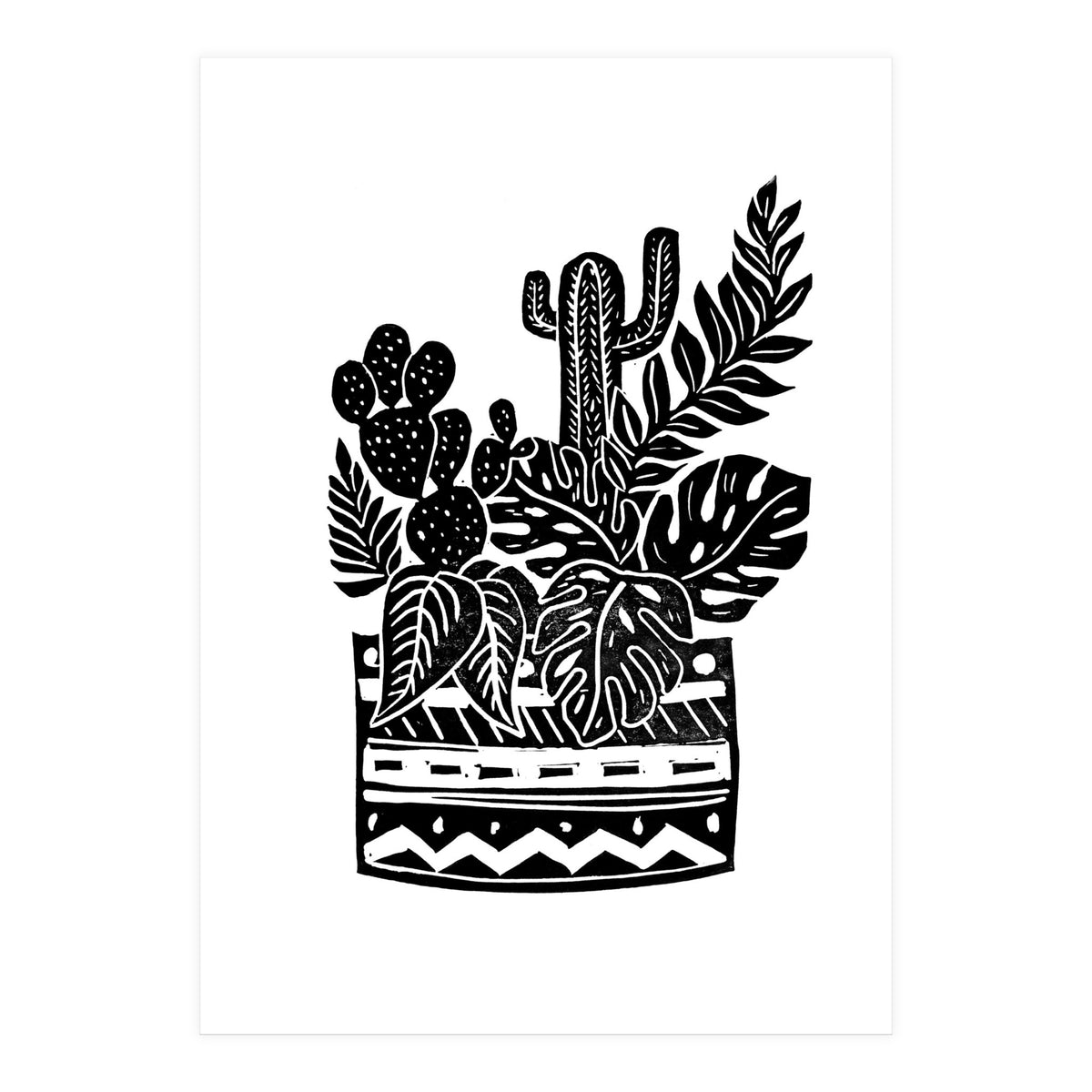 Botanical Pot  (Print Only)