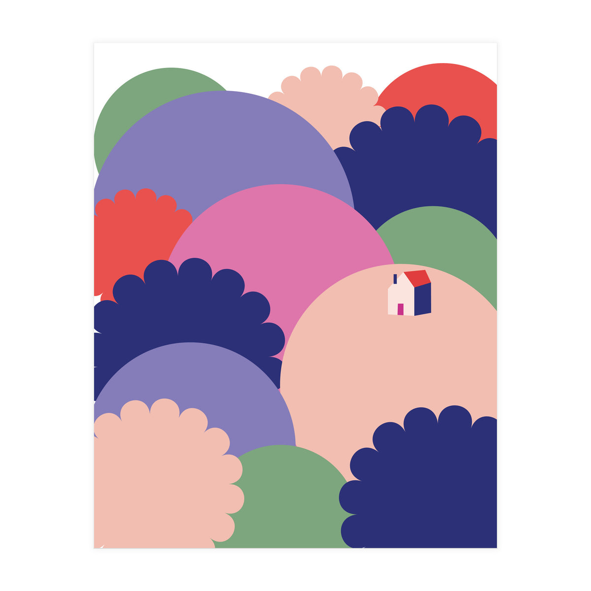 Mediterranean Landscape 3 Rgb  (Print Only)