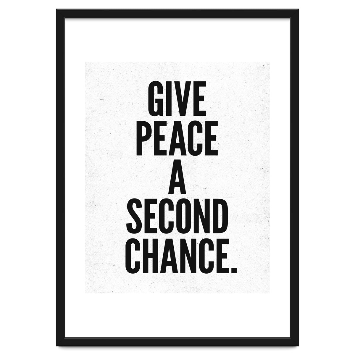 Give Peace A Second Chance