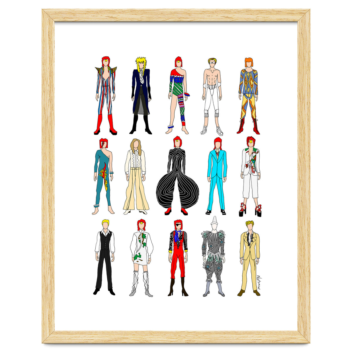 Outfits of Bowie Fashion