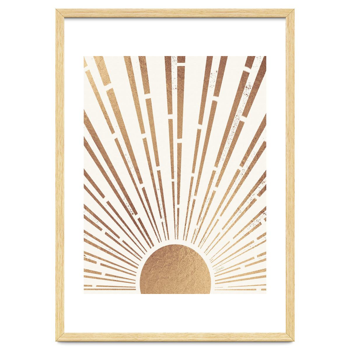 Sun Shines Inside You Gold