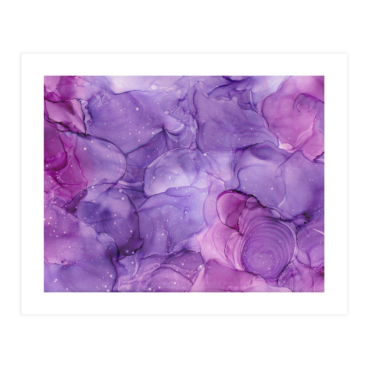 Wild Lilac Hedgerow (Print Only)