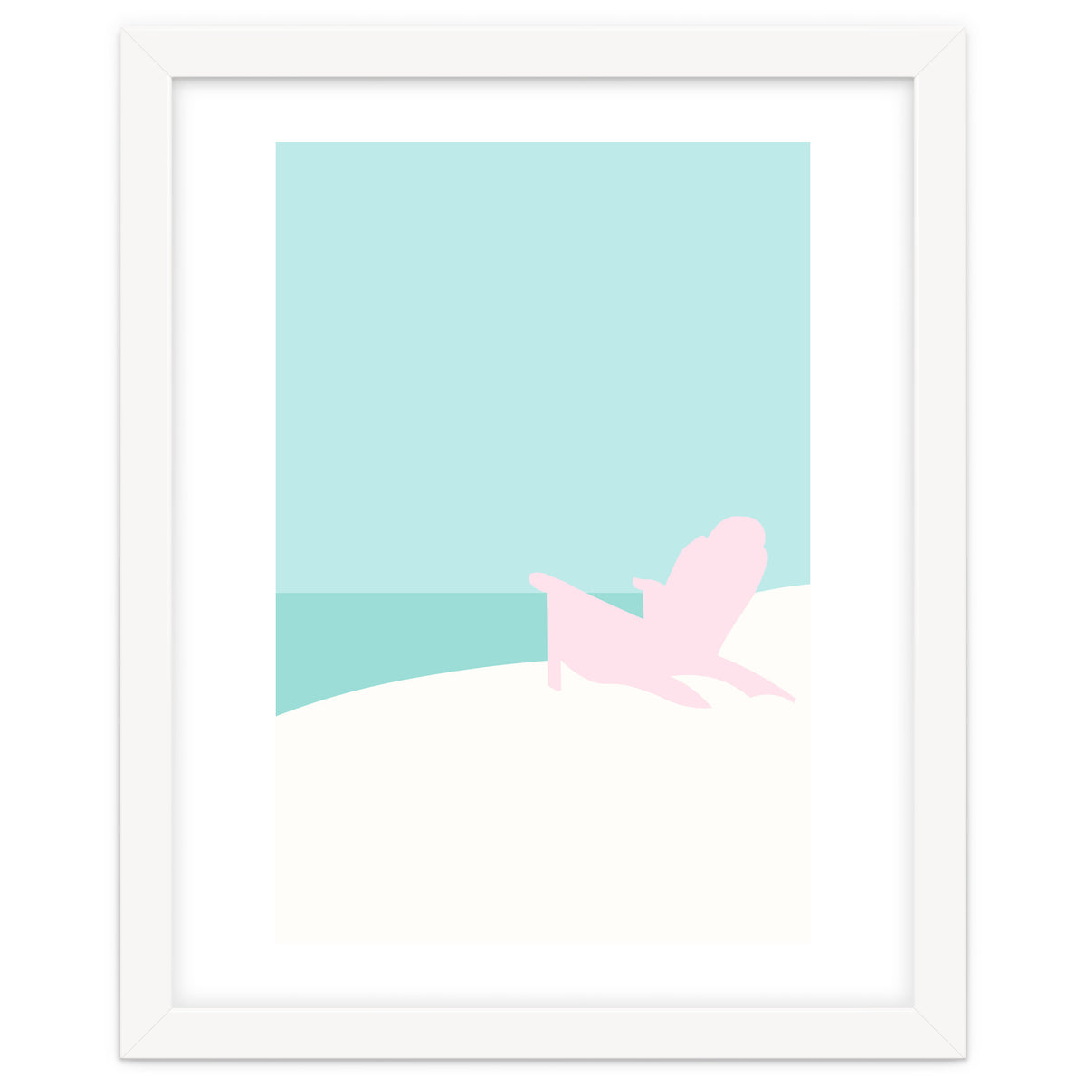 Minimal Beach Chair - Turquoise Coast