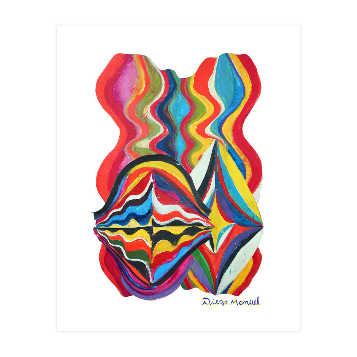 Pop Abstract Asimetrico 20 Copia (Print Only)
