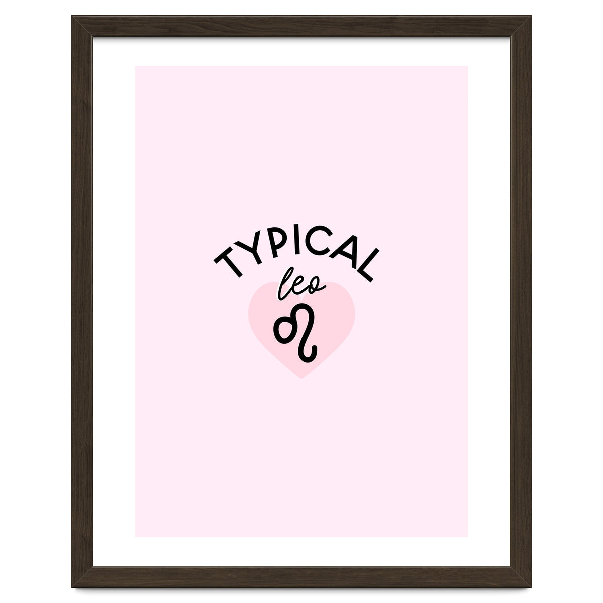 Typical Leo Horoscope Print