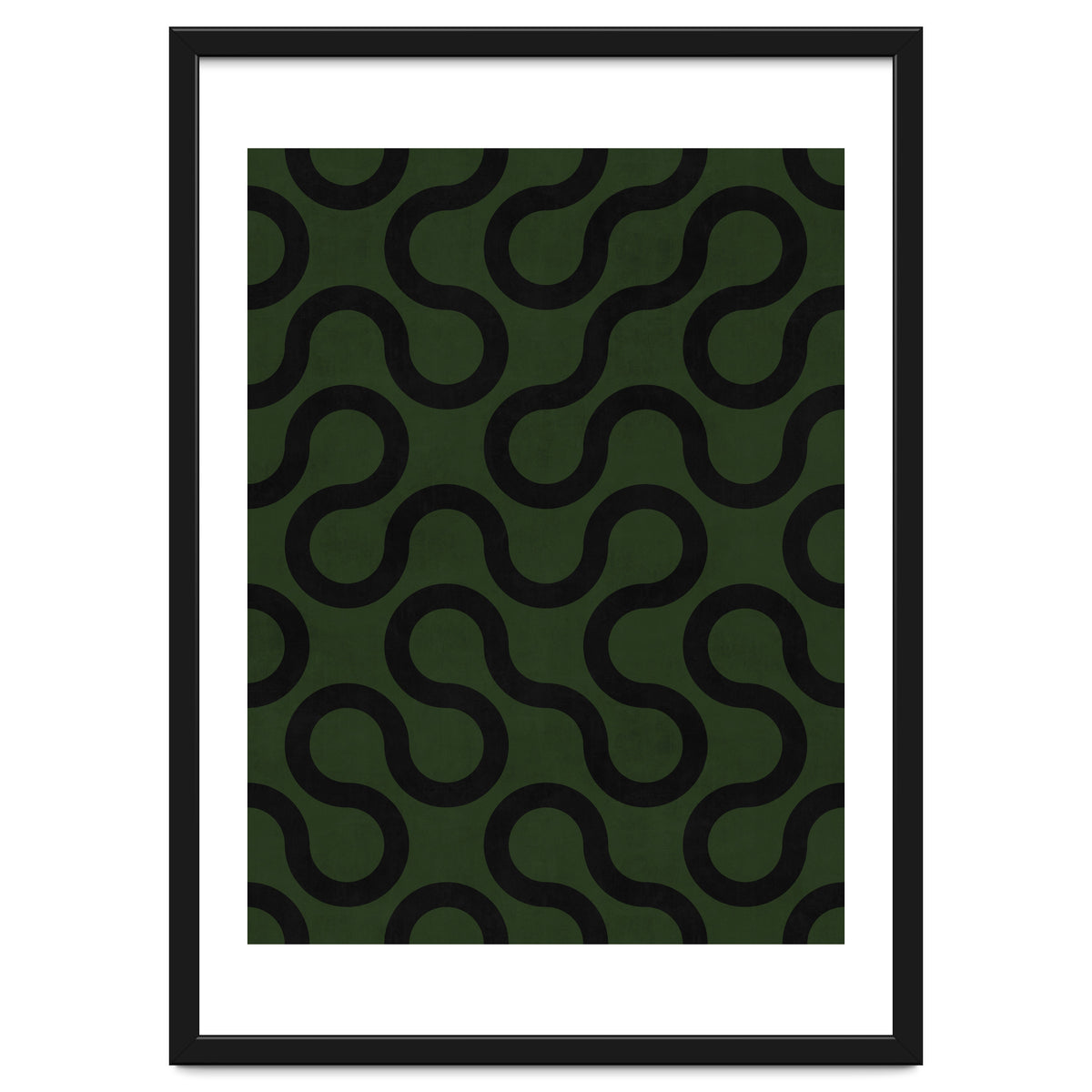 My Favorite Geometric Patterns No.33 - Deep Green