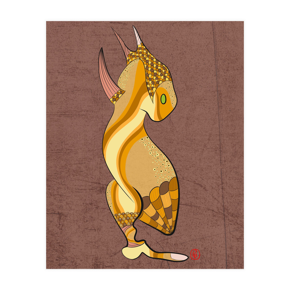 Horned Beast (Print Only)