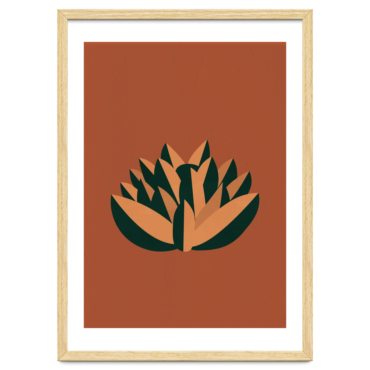 Bohemian Terracotta Flower