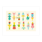 Geometric Friends (Print Only) thumbnail
