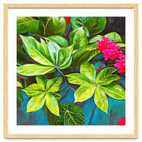 Bloom Like Never Before, Botanical Nature Jungle Plants, Bohemian Floral Blossom Forest Painting