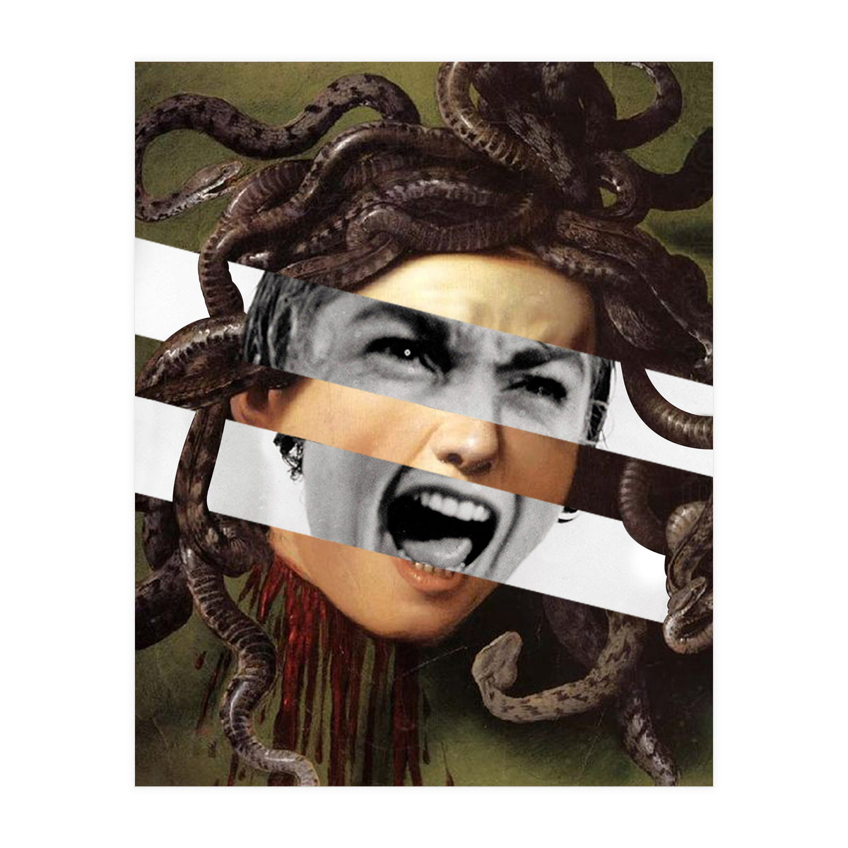 Caravaggio's Medusa & Psycho (Print Only)