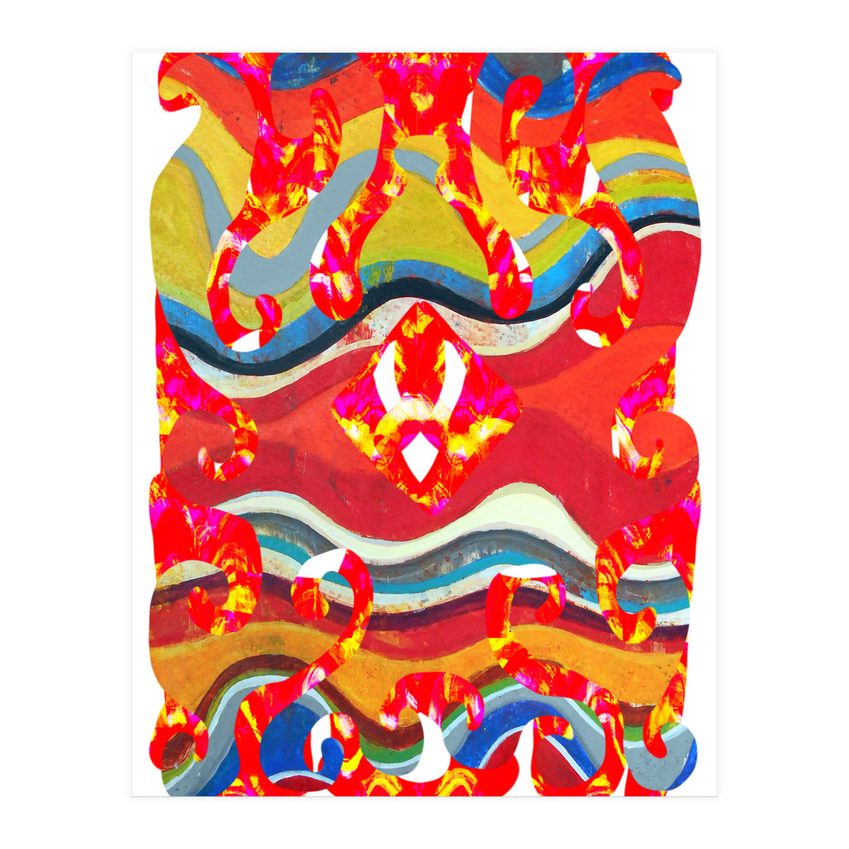 Pop Abstract Asimetrico 28 Copia (Print Only)