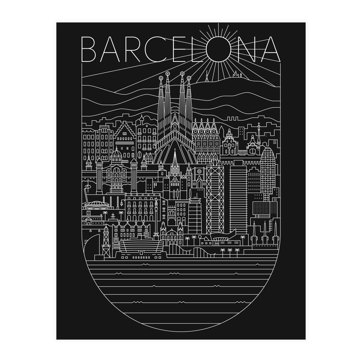 Barcelona (Print Only)