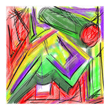 Colored Shapes In Perspective (Print Only) thumbnail