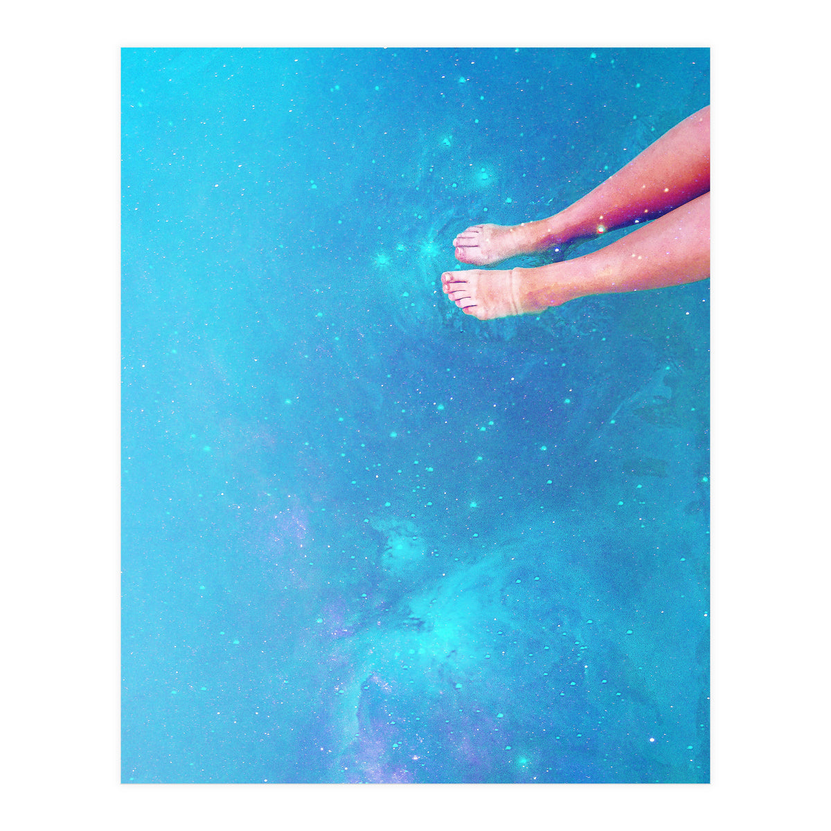 Retro Space Swim (Print Only)