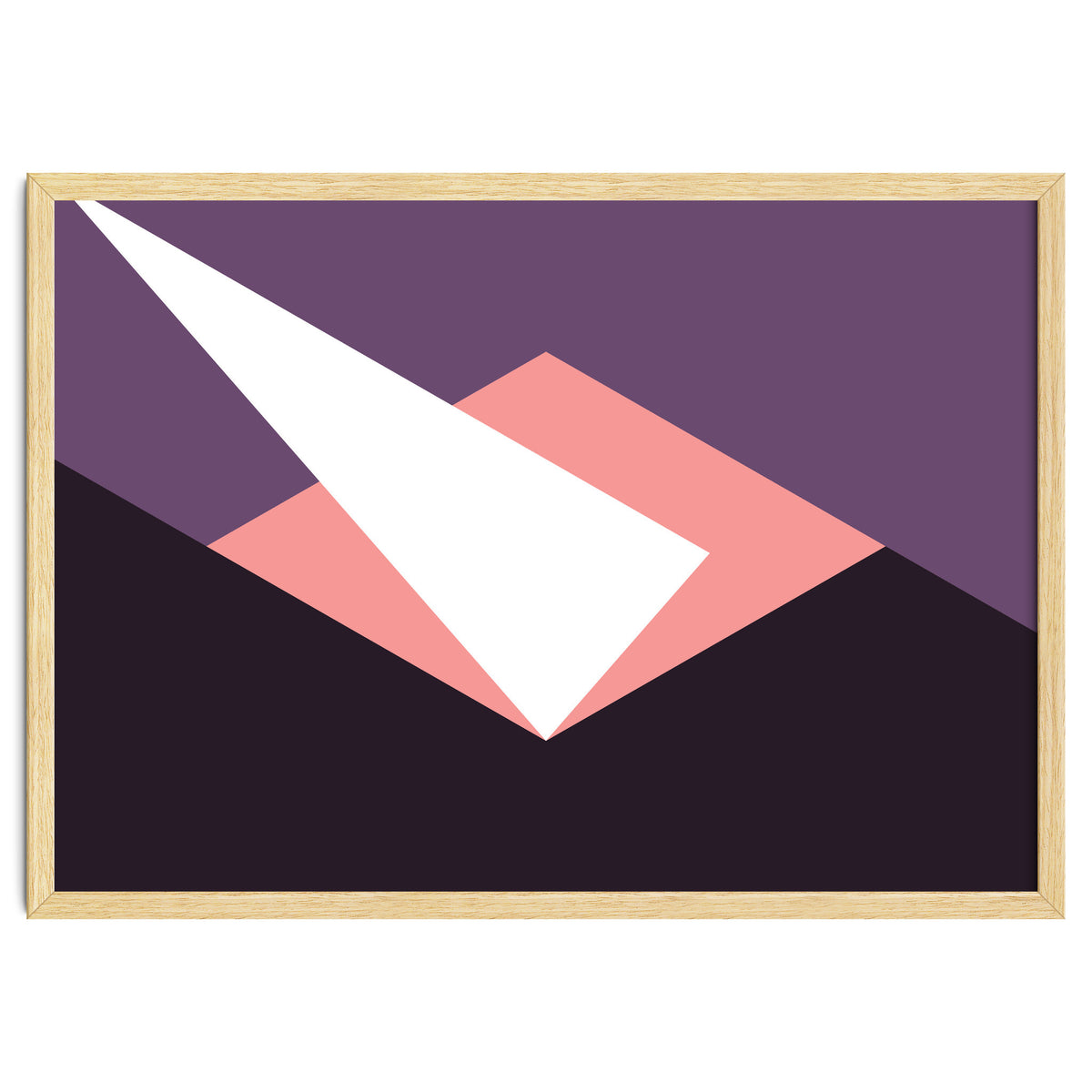 Geometric Shapes No. 59 - pink & purple