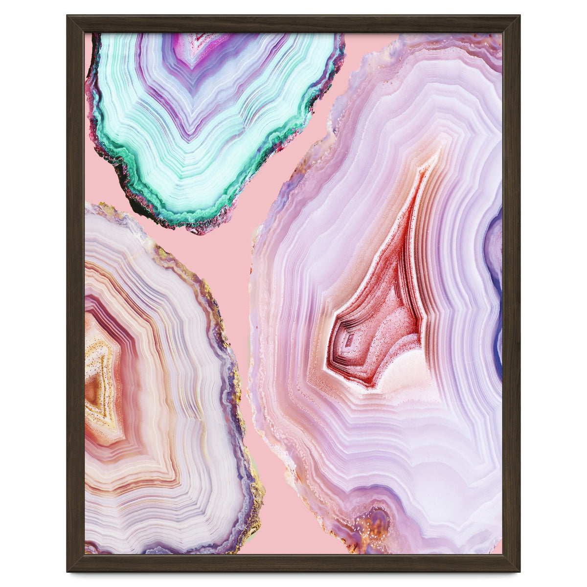 Mineral Agates #Glam collection