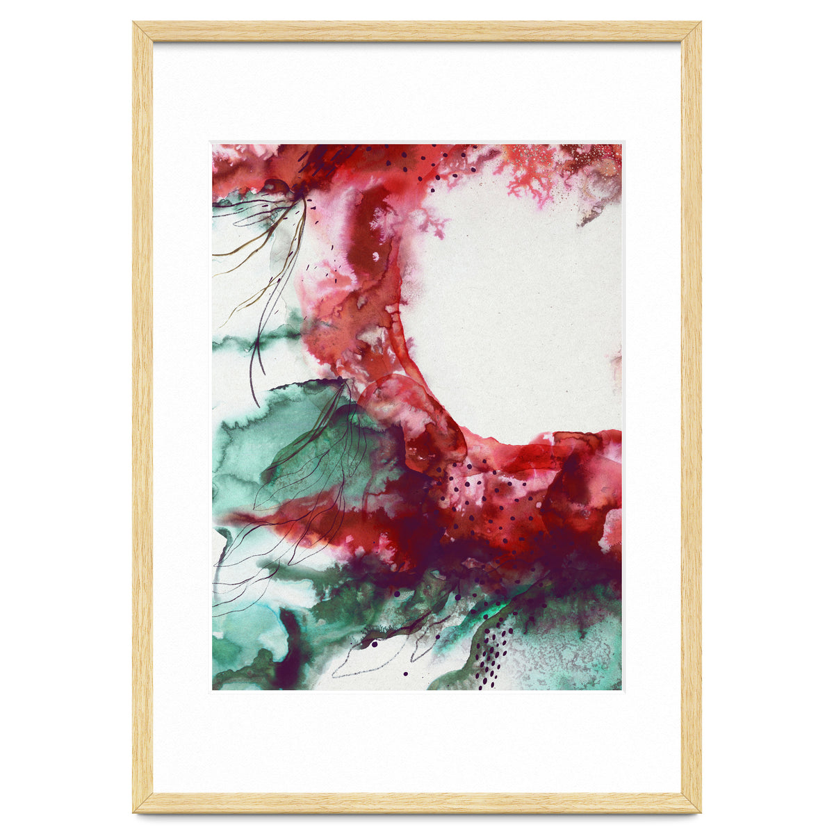 Abstract floral explosion