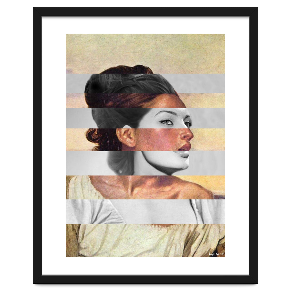 Delacroix's Orphan Girl At The Cemetery & Sophia Loren