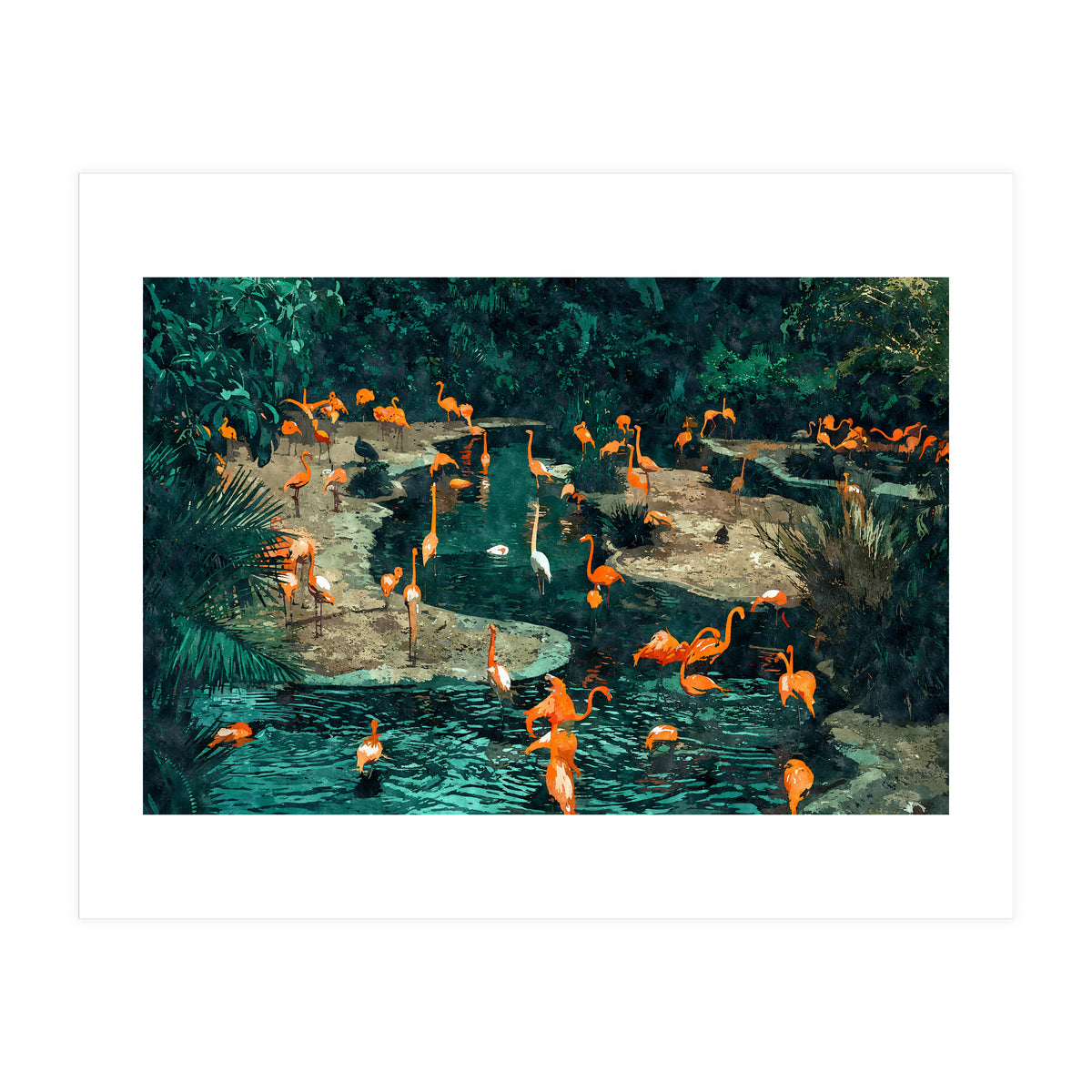 Flamingo Creek (Print Only)