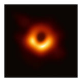 First Image of a Blackhole (Square Version) (Print Only) thumbnail