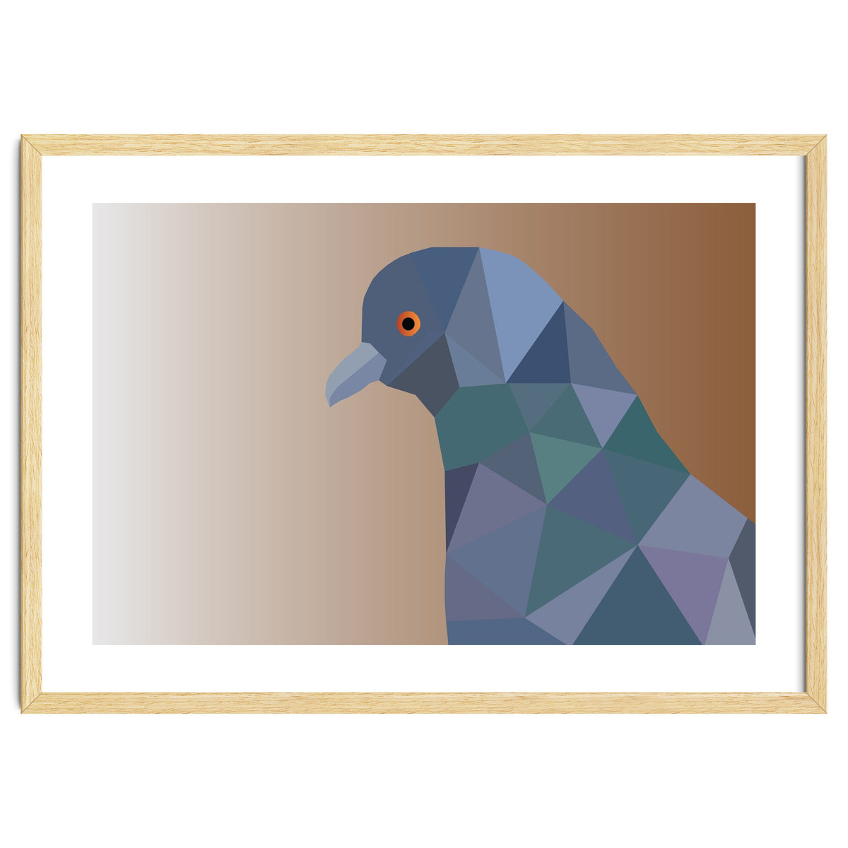 Pigeon Low Poly Art