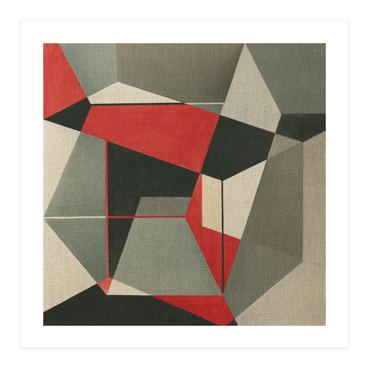 Geometric Fox (Print Only)