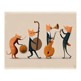 Cats Playing Jazz (Print Only) thumbnail