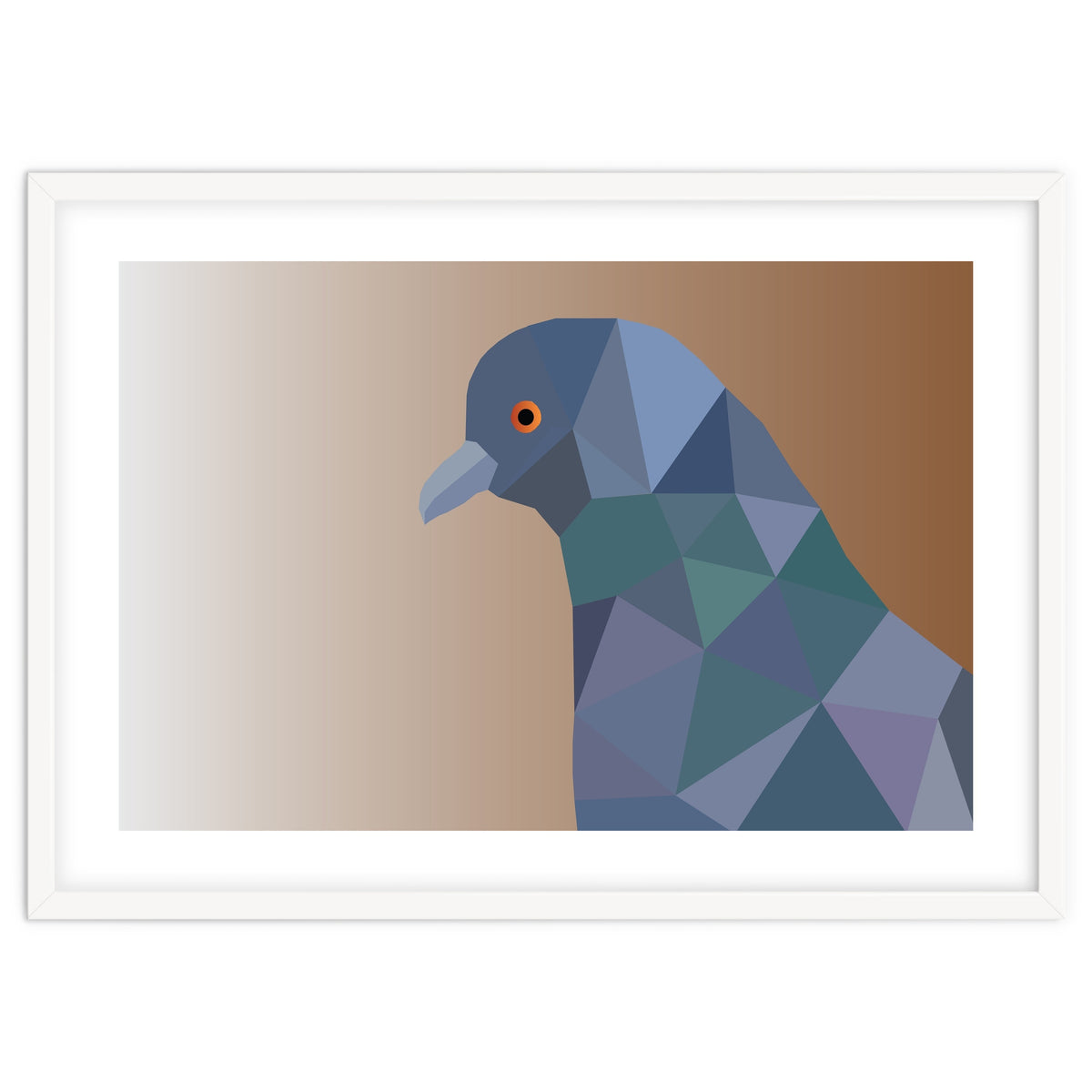Pigeon Low Poly Art