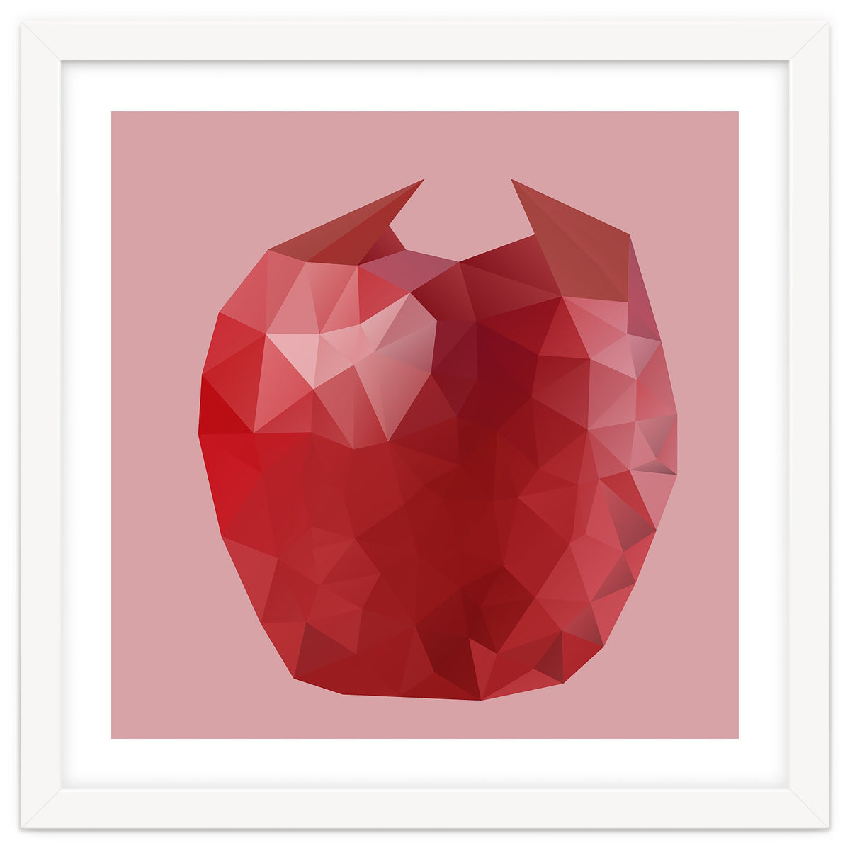 Apple Low Poly Art