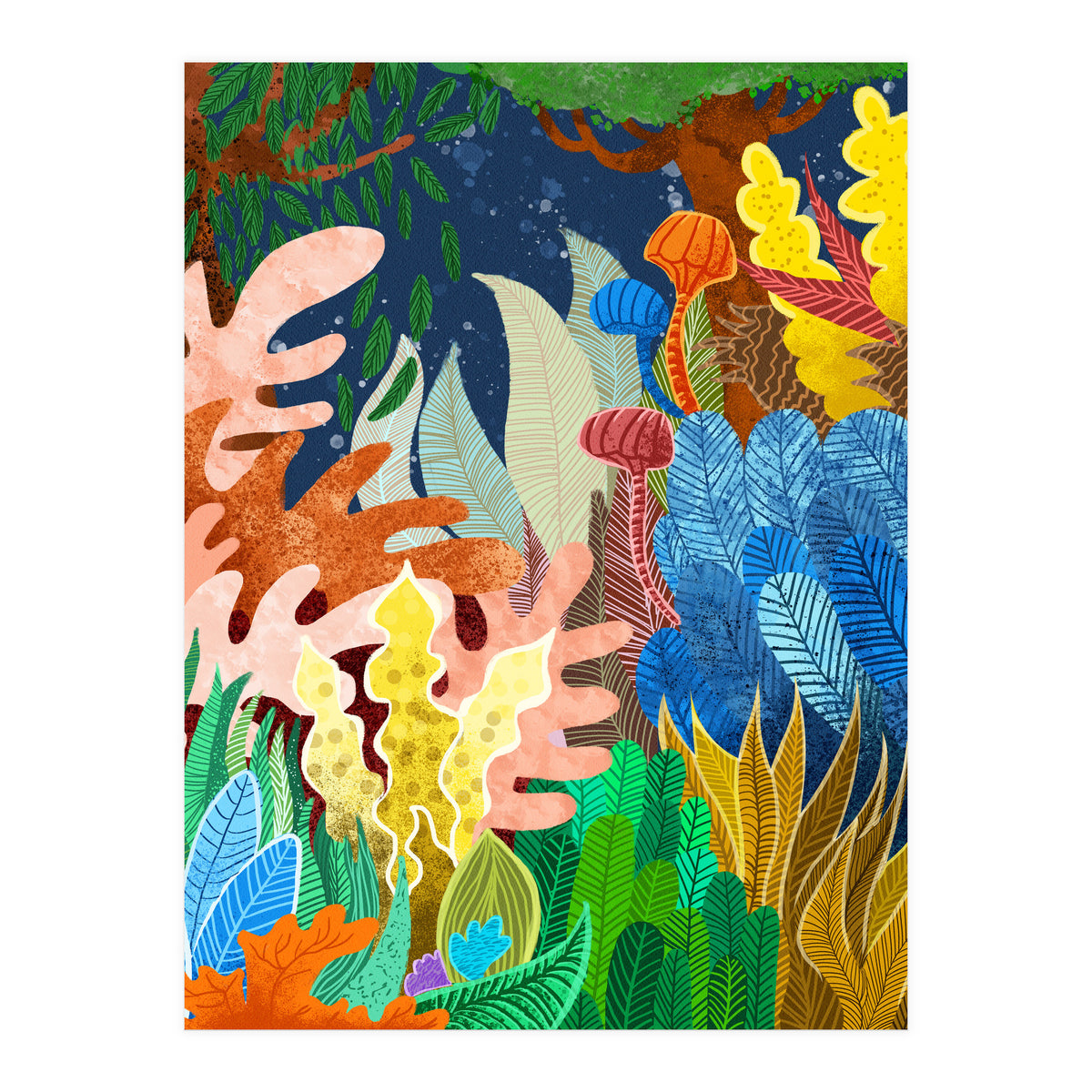 Night Forest (Print Only)