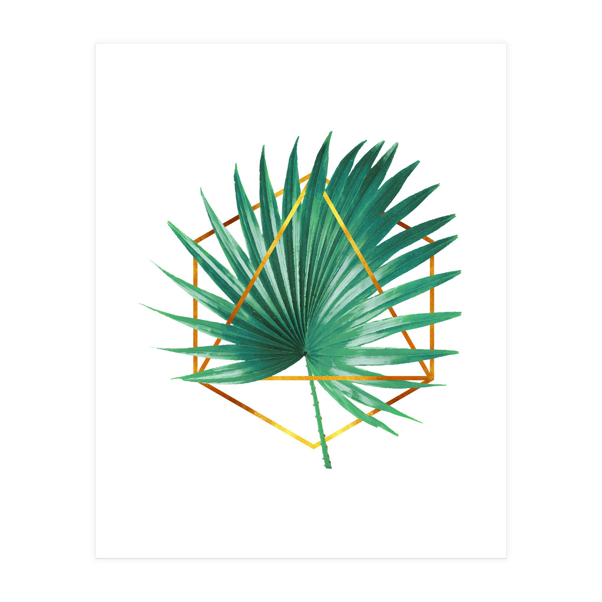 Tropical Palm Leaf 01 (Print Only)